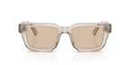 Emporio Armani EA4270F transparent tundra square sunglasses, side view