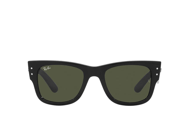 Ray-Ban Mega Wayfarer RB0840S square sunglasses, angled view