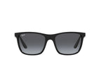 Ray-Ban RB4349I black square sunglasses, front view