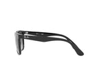 Ray-Ban RB4349I black square sunglasses, detail view 1