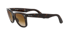 Ray-Ban Wayfarer Color Mix RB2140 Havana square sunglasses, side view
