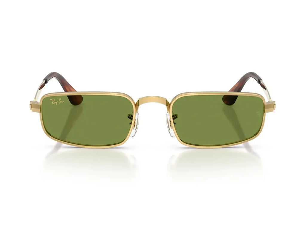 Ray-Ban × A$AP Rocky Full-Frame Sunglasses – Gold Frame with Light Green Lenses (RB3927)