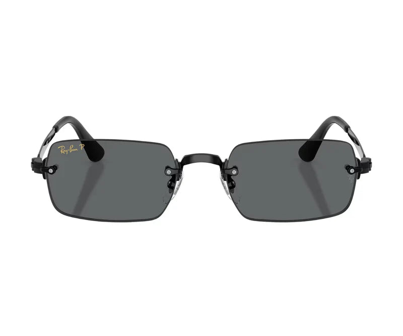 Ray-Ban × A$AP Rocky Rimless Sunglasses – Black Frame with Black Polarized Lenses (RB3928)